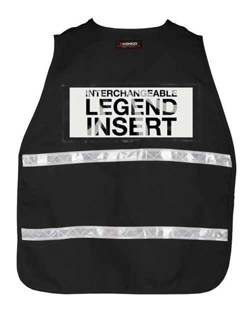 Unisex 700 Series Incident Command Vest - 3702i Black Back