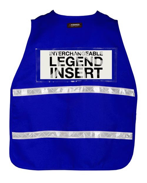 Unisex 700 Series Incident Command Vest - 3704i Royal Back