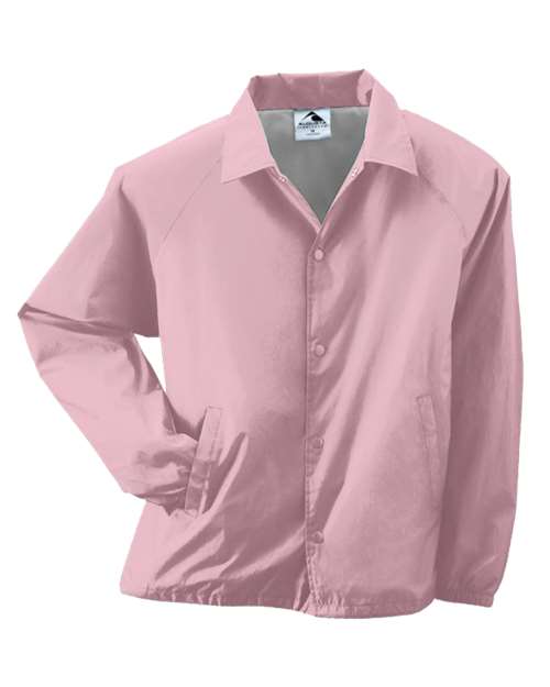 Men's Coach's Jacket - Light Pink Front
