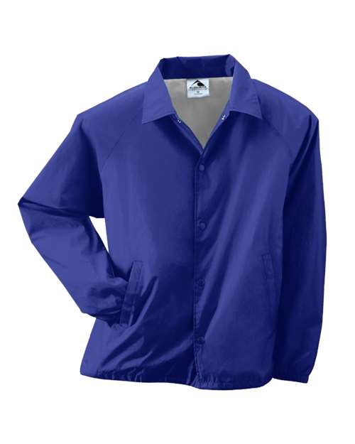 Men's Coach's Jacket - Purple Front
