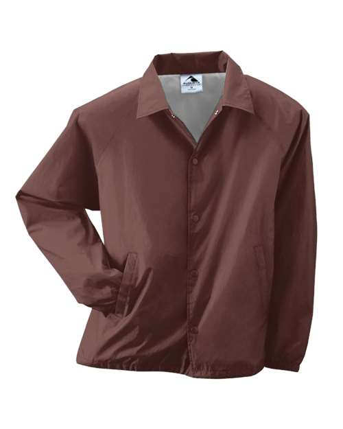 Men's Coach's Jacket - Brown Front