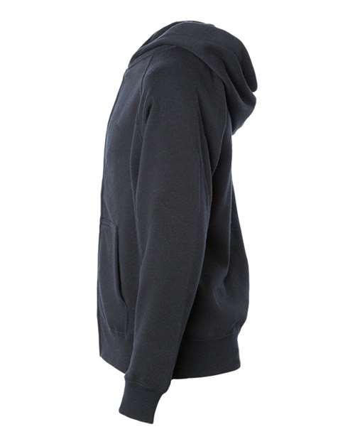 Independent Trading Co. Toddler Lightweight Special Blend Raglan Zip Hood - Side