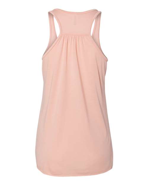 Women's Flowy Racerback Tank - Peach Back