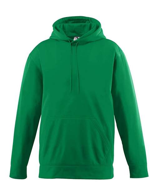 Men's Wicking Fleece Hooded Sweatshirt - Kelly Front