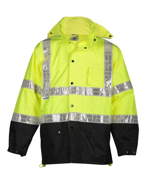 Unisex Storm Stopper Pro Rainwear Jacket - Lime Front