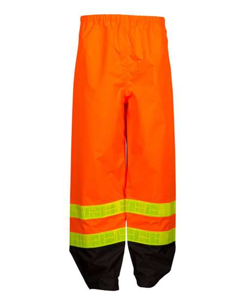 Unisex Storm Stopper Pro Rainwear Pants - Orange Front