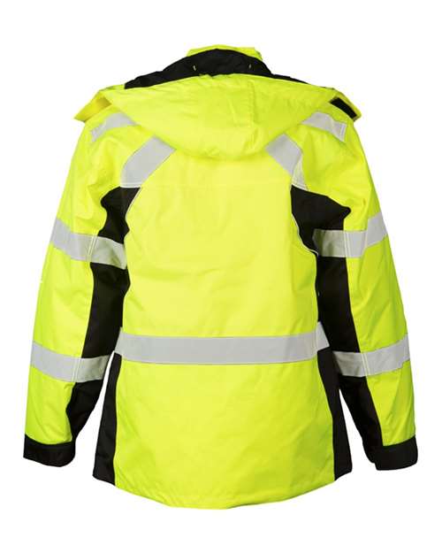 Unisex Premium Black Series® Parka - Lime Back