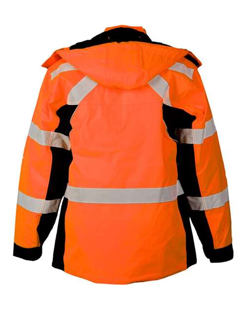 Unisex Premium Black Series® Parka - Orange Back