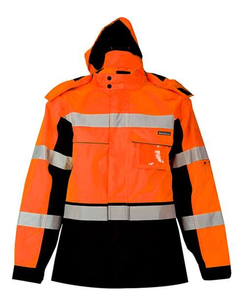 Unisex Premium Black Series® Parka - Orange Front