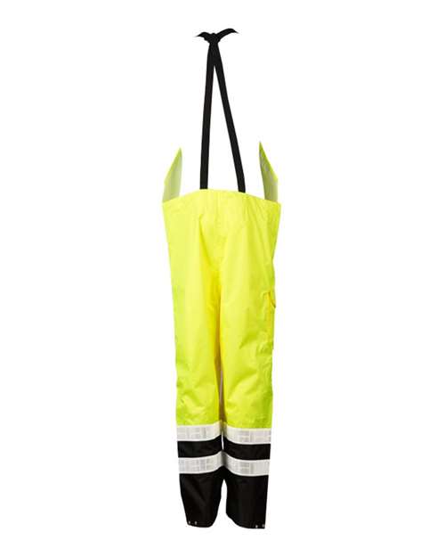 Unisex Premium Black Series® Rainwear Bib - Lime Back