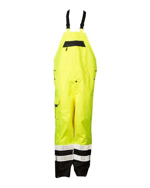 Unisex Premium Black Series® Rainwear Bib - Lime Front