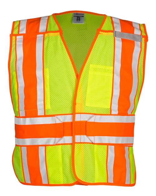 Unisex Four Season Breakaway Vest - Lime Front
