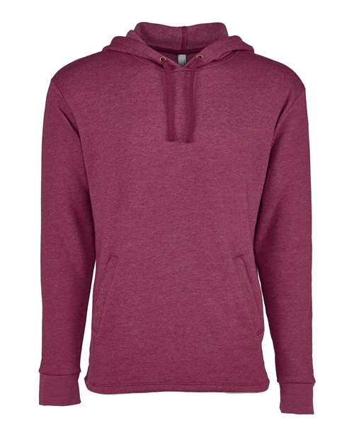 Unisex Malibu Welt Pocket Hoodie Sweatshirt - Heather Maroon Front