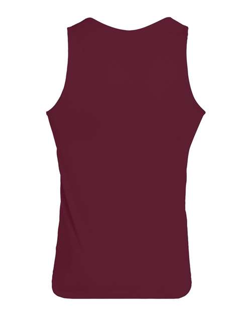 Unisex Training Tank Top - Maroon Back