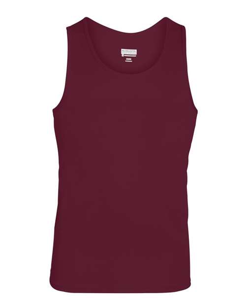 Unisex Training Tank Top - Maroon Front