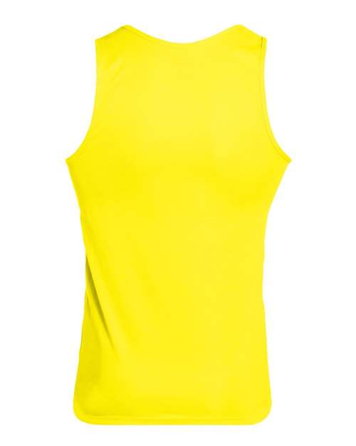Unisex Training Tank Top - Power Yellow Back