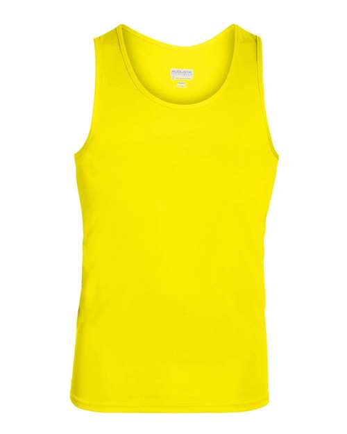 Unisex Training Tank Top - Power Yellow Front