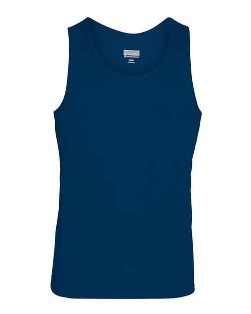 Youth Training Tank Top - Navy Front