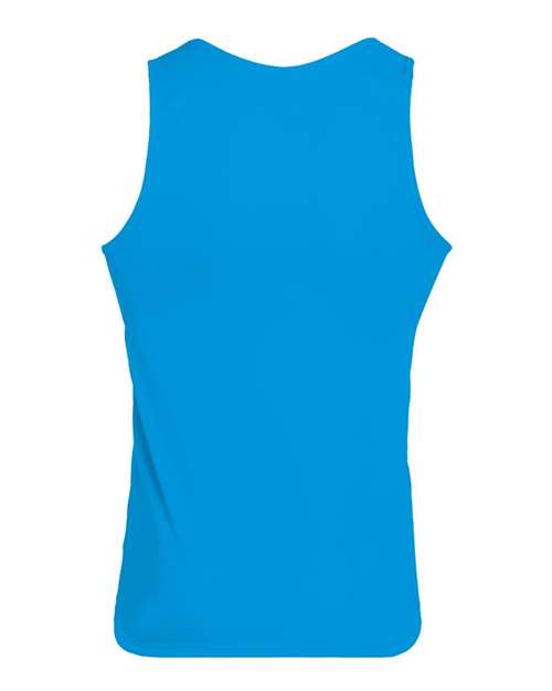 Youth Training Tank Top - Power Blue Back