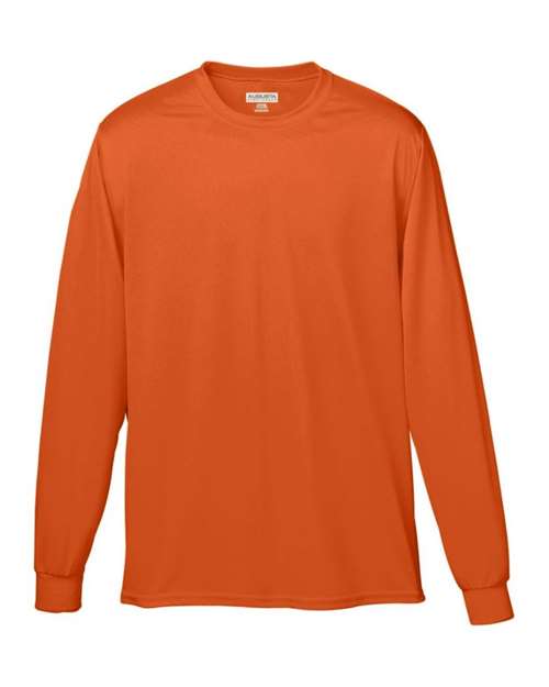 Unisex Nexgen Performance Long Sleeve T-Shirt - Orange Front