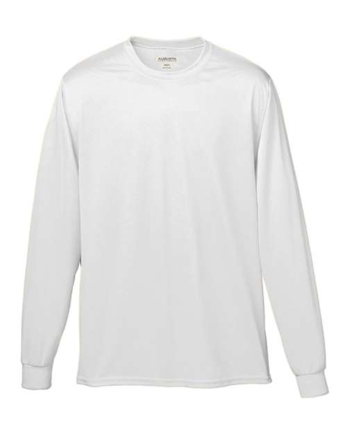 Youth Nexgen Performance Long Sleeve T-Shirt - White Front