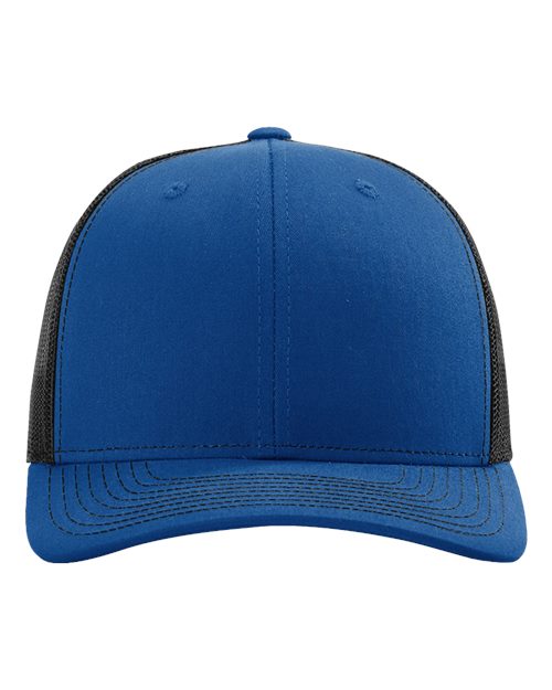 Snapback Trucker Cap - Royal/ Black Front