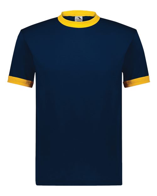 Youth Ringer T-Shirt - Navy/ Gold Front