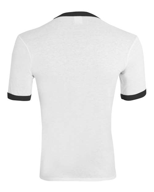 Youth Ringer T-Shirt - White/ Black Back