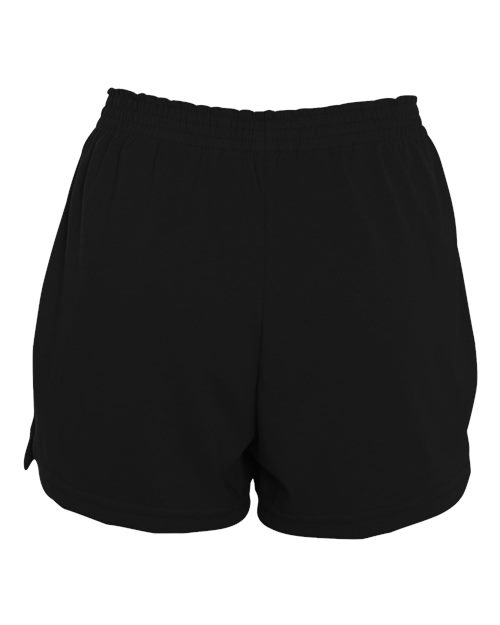 Women's Trim Fit Jersey Shorts - Black Back