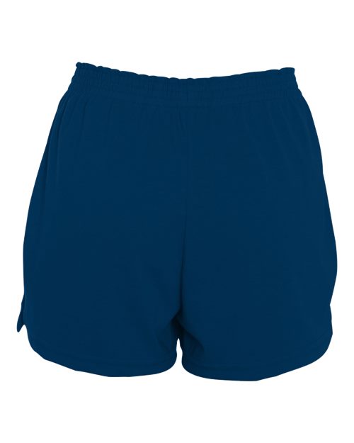 Women's Trim Fit Jersey Shorts - Navy Back