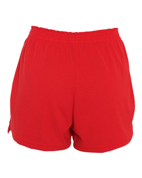 Women's Trim Fit Jersey Shorts - Red Back