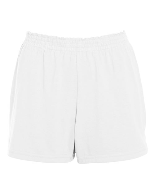 Women's Trim Fit Jersey Shorts - White Front