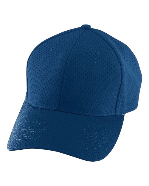Augusta Sportswear Youth Athletic Mesh Cap - Navy Front