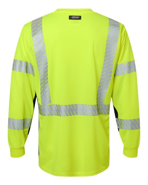 Unisex Premium Black Series® Long Sleeve T-Shirt - Lime Back