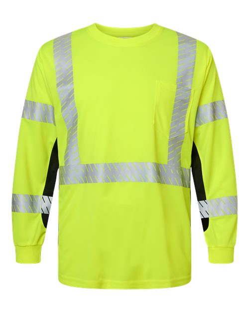 Unisex Premium Black Series® Long Sleeve T-Shirt - Lime Front