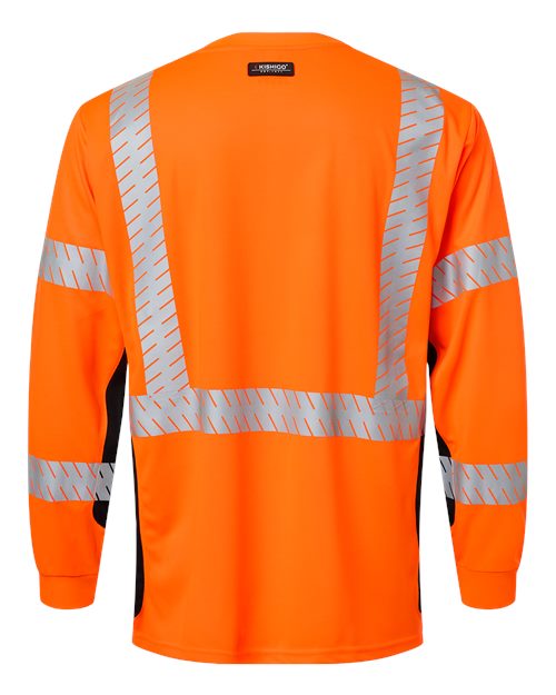 Unisex Premium Black Series® Long Sleeve T-Shirt - Orange Back