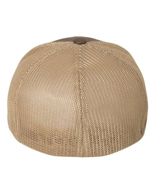 Trucker Cap - Brown/ Khaki Back