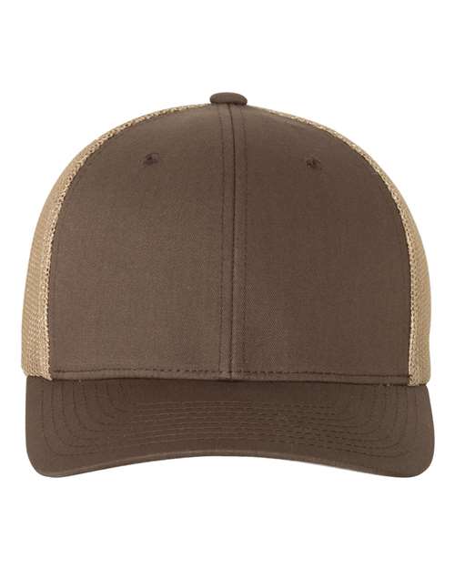 Trucker Cap - Brown/ Khaki Front