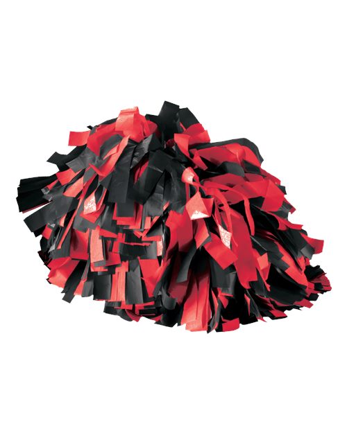 Spirit Cheer Pom - Black/ Red Front