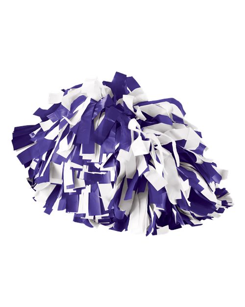Spirit Cheer Pom - Purple/ White Front
