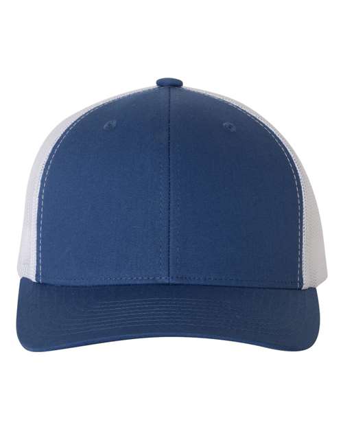 Retro Trucker Cap - Royal/ White Front