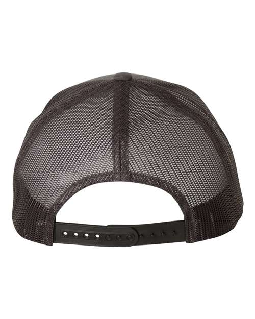 Retro Trucker Cap - Charcoal Back
