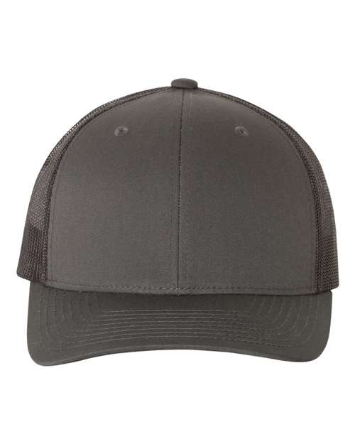 Retro Trucker Cap - Charcoal Front