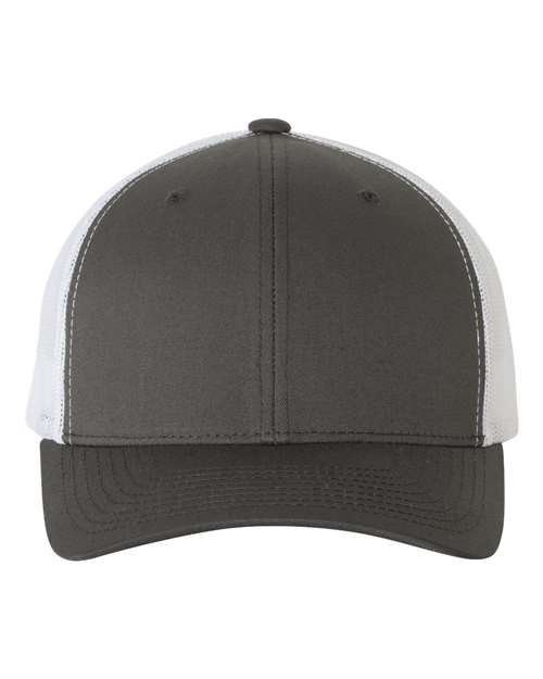 Retro Trucker Cap - Charcoal/ White Front