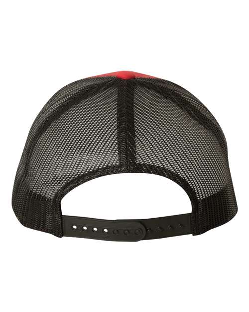 Retro Trucker Cap - Red/ Black Back