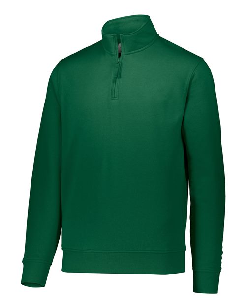 Men's 60/40 Quarter-Zip Pullover - Dark Green Front