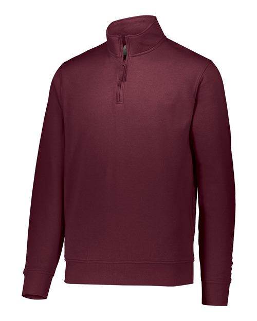 Men's 60/40 Quarter-Zip Pullover - Maroon Front