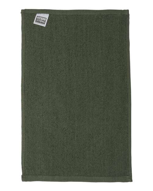 Budget Rally Towel - Forest Green Back
