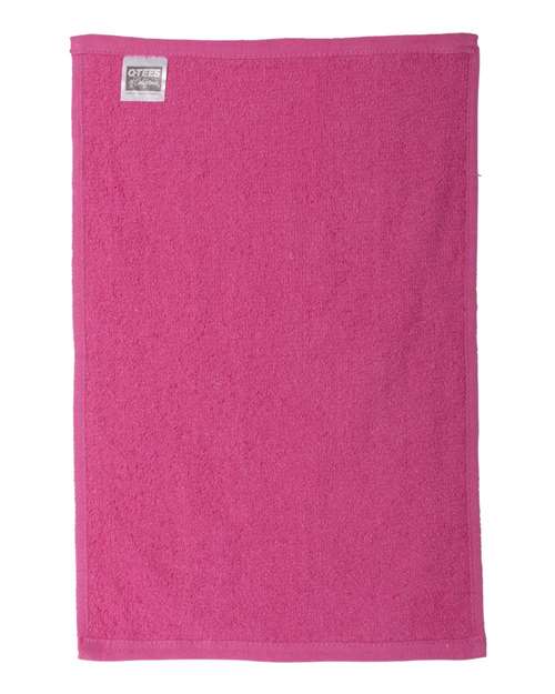 Budget Rally Towel - Hot Pink Back