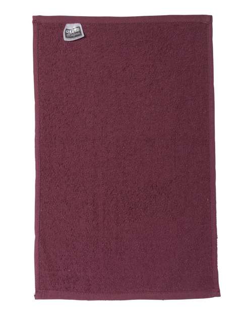 Budget Rally Towel - Maroon Back